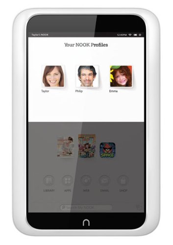 Barnes & Noble NOOK HD Tablet 8GB Snow (BNTV400-8GB-WHT)