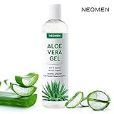 Neomen 100% Nature Organic Aloe Vera Gel, Concentrated Pure Aloe Gel For Facial Moisturizer, Acne Scars (8 oz)