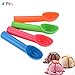4 Pcs Ice Cream Scoop Scooper with Comfortable Handle Nonstick Fruit Cookie Dough Frozen Yoghurt Scoop Scooper