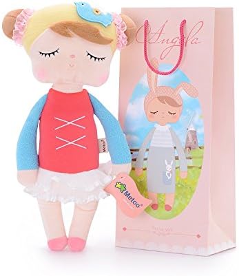 Me Too Angela Stuffed Ballerina Girls Plush Doll Gifts for Baby 13 inches