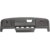 Buggies Unlimited EZGO TXT Golf Cart Carbon Fiber Dash Cover Assembly with Locking Doors | Compatible with TXT (94-13) &amp; Medalist (94-96) Models
