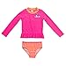 Carter's Baby Girls' Infant Long Sleeve Pocket Mermaid Rash Guard Set, Pink, 18M