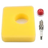 799579 Air Filter with Primer Bulb Spark Plug for Briggs & Stratton 5434 4248 09P602 Engine Yard Machines Bolens Lawn Mower