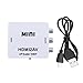 HD Video Converter Box – Generic HDMI to AV RCA CVBS 1080P Composite Audio Video Mini Adapter – Up Scaler Converts HDMI Signals to Normal CVBS for Playing on TV, VHS, VCR & DVD