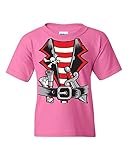 Artix Pirate Costume Unisex Youth T-shirt Tee Youth Small Pink
