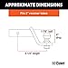 CURT 45055 Trailer Hitch Mount with 1-7/8-Inch Ball & Pin, Fits 2-Inch Receiver, 3,500 lbs, 4-Inch Drop, Regular