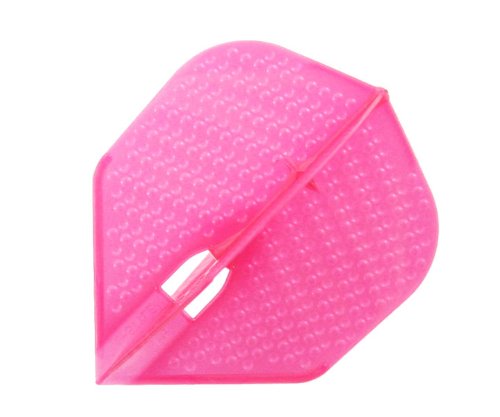 L-style L3d Shape Dimple Champagne Dart Flights -Â Pearl Pink