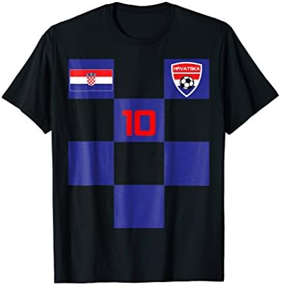 Croatia Jersey Shirt Soccer Black Blue Men Women Kids Sizes