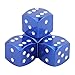 TOMALL 4pcs Tyre Valve Stem Caps for Universal Car Motorcycle Bike Aluminum Alloy Dice Style Blue