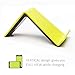 TYLT VU Qi Wireless Phone Charging Pad (Yellow, 3 Coil) Tilted Stand & Fast Battery Charger Station for Compatible iPhone, Samsung, Google, Android & Qi-Enabled Cell Phones