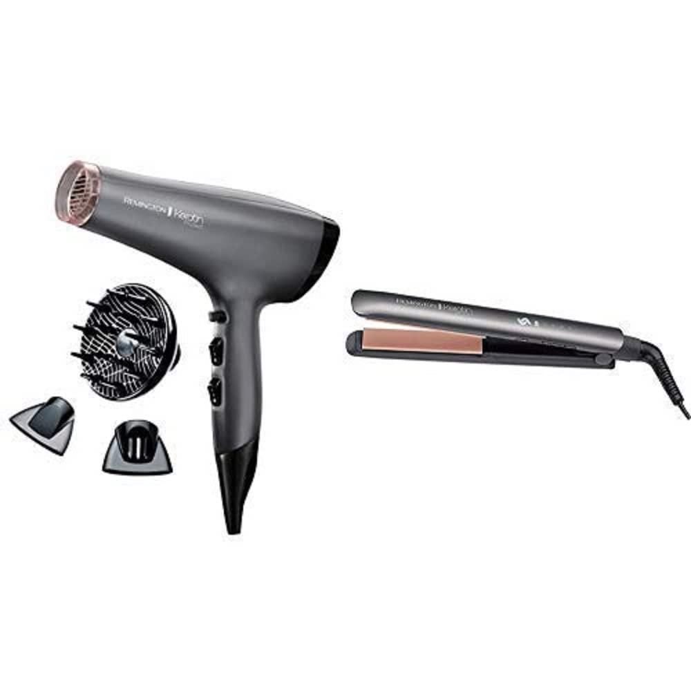 Remington Ionic Hair Dryer with Keratin and Almond Oil, Intelligent Ceramic Straighteners