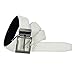 Faux Leather Belt with Nickel Buckle - Off-White 44
