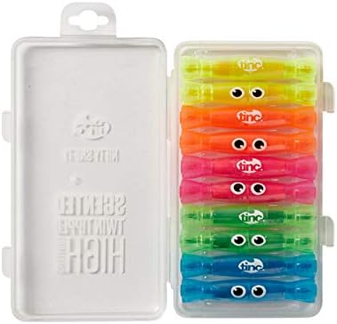 Tinc Nifty Snifty Double-Tipped Scented Highlighter Pens for Kids, Multicolor, 1 count (Pack of 10)