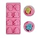 WXBOOM 1pcs Christmas Themed Kitchen Mold Silicone Molds Soap Molds DIY Cake Cookie Biscuit Muffin Moulds Gift Decoration