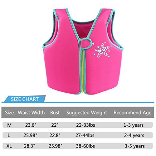 IvyH Kids Life Jacket,Children Swim Vest Float Jacket Swimming Training Buoyancy Aid with Armbands