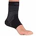 Zensah Ankle Support - Compression Ankle Brace - Great for Running, Soccer, Volleyball, Sports - Ankle Sleeve Helps Sprains, Tendonitis, Pain, Black, Large