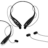 GEARONIC TM Wireless Sport Stereo Headset Bluetooth Earphone headphone for Android or iPhone Black