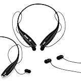 GEARONIC TM Wireless Sport Stereo Headset Bluetooth Earphone headphone for Android or iPhone Black