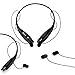GEARONIC TM Wireless Sport Stereo Headset Bluetooth Earphone headphone Compatible with Android or iPhone Black