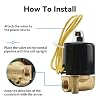 1/8" 12V DC Solenoid Valve – Normally Closed, 2-Way, For Air, Water, Gas, Fuel, Aluminum Body, 2-Year Warranty