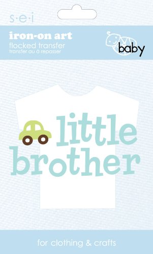 SEI 3.35-Inch by 5-Inch Little Brother Iron on Transfer, 1 Sheet