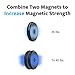 IronMount Gun Magnet Mount | 35 Lb Rated Double-Sided Magnetism | Adhesive Magnets Rubber Coated Magnetic Gun Mount & Holster | Concealed Holder for Car, Handgun, Pistol, Shotgun, Rifle (2 Pack)