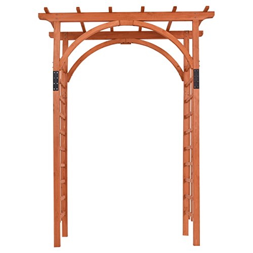 Giantex-85-Outdoor-Wooden-Garden-Arbor-Arch-Trellis-Pergola-Trellis-Providence-Arbor