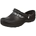 Crocs Women's Mercy Clog | Slip Resistant Work Shoes, Black/Silver, 7