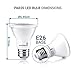 Hyperikon PAR20 LED Bulb Dimmable 8W (50W Equivalent), 3000K Soft White, Spot Light Bulb Medium Base E26, 6 Pack