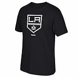 NHL Los Angeles Kings Men's Jersey Crest Tee, Small, Black