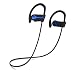 SENSO Bluetooth Wireless Headphones, Best Sports Earphones w/Mic IPX7 Waterproof HD Stereo Sweatproof Earbuds for Gym Running Workout 8 Hour Battery Noise Cancelling Headsets Cordless Heapdhone - Blue