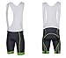 sponeed Men's Road Bike Shorts Bib Pants Gel Padded Cycling Knickers Compression Cycle Bottoms