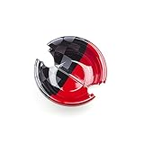 LVBAO Interior Door Handle Cover Caps for Mini Cooper JCW ONE S Clubman Countryman Hardtop Hatchback Coupe Roadster (F56 F57, JCW)