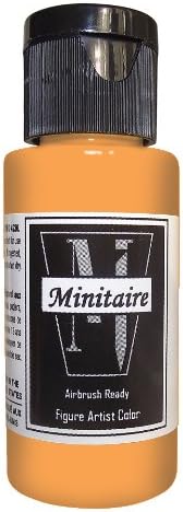 Badger Air-Brush Company, 2 Ounce Bottle Minitaire Airbrush Ready, Water Based Acrylic Paint, Citrus Orange