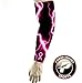 Power Energy Sports Breast Cancer Awareness Pink Ribbon Football Baseball Compression Arm Sleeve - Pink Lightning