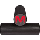 MOBILITAS Eco Foam Roller - Eco Friendly High Density EVA Foam Roller. Upgraded No Slip Surface Pattern. Durable, Light. Perfect Size at 18 inch for Workout or yoga. Very Firm
