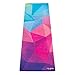 YOGA DESIGN LAB | Travel Yoga Mat | 2-in-1 Mat+Towel | Lightweight, Foldable, Eco Luxury | Ideal for Hot Yoga, Bikram, Pilates, Barre, Sweat | 1.5mm Thick | Includes Carrying Strap! (YDL-Geo, 1.5mm)