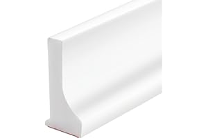 Frantie 118 Inch Shower Threshold Water Dam Shower Barrier Water Stopper Retention System Dry and Wet Separation Suitable for The Gap Between the Shower Kitchen Countertop Sink and Cooktop