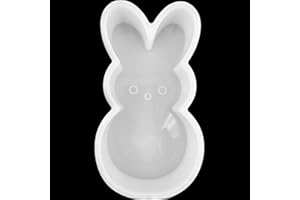 VONZK Car Freshie Mold Freshie Silicone Mold 4 1/4" L X 2 1/4" W X 1" H for Aroma Beads DIY Handmade Freshies Mould (Rabbit)