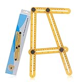 CESON Angleizer Template Tool - Angle Ruler and Finder Measurement Tile & Flooring Layout Tools for Handymen, Builders, Craftsmen and DIY-ers
