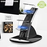 UPGRADED VERSION PS4 Controller Charger, Playstation 4/ PS4/ PS4 Pro/ PS4 Slim Controller Charger Charging Docking Station Stand.Dual USB Fast Charging Station &amp; LED Indicator for Sony PS4 Controller