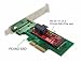 Ableconn PEXM2-SSD PCIe M.2 Adapter - Supports NVMe/AHCI M.2 SSDs (2280, 2260, 2242) - PCIe 4.0/3.0 Compatible