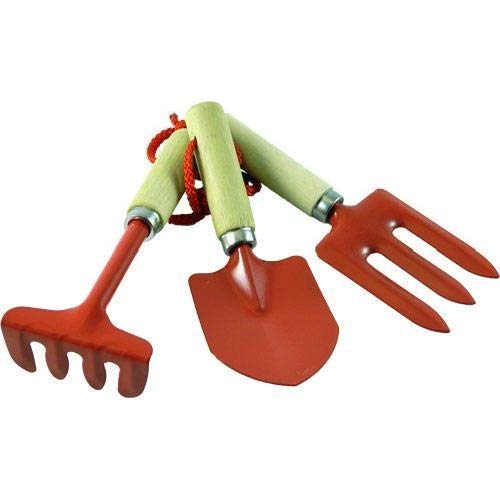 Young gardener | Hand tools | Ideal 5 to 8 years | Set of 3 hand tools