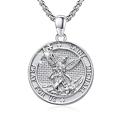 DOTBJ Saint Michael Necklace 925 Sterling Silver
