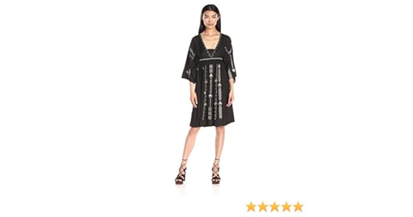 embroidered midi dress