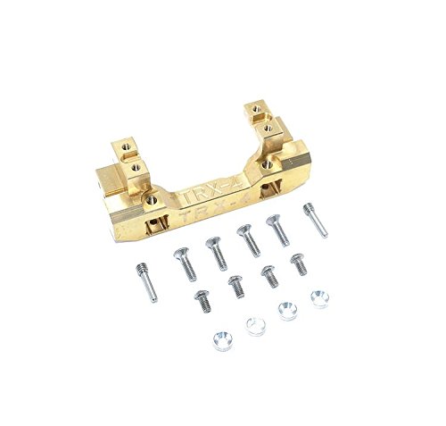 Traxxas TRX-4 Trail Defender Crawler Upgrade Parts Brass Front Bumper Mount - 1Pc Set