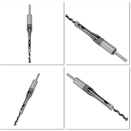 Square Hole Drill, 1pc 10mm/16mm Square Hole Mortiser Drill Bit DIY Woodworking Tools Mortising Chisel (#2) - Thumbnail 5