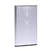 USB 2.0 External 2.5-inch SATA Aluminum HDD Enclosure Case for Laptop (Silver)
