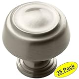 Knob Cabinet 1-1/4in Sat Nkl (Pack of 25)
