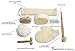 All Natural Sisal Asian Bath Spa Shower Kit - Wet/Dry Brushes - Sisal Bath Mitt/Glove - Foot Exfoliating Lava Stone - Extension Back Brush with Boar Bristle - Exfoliating Sisal Made Products(Bactericidal and Hypoallergenic) - Loofah(Loufah) Sponges and Skin Scrubbers. In a Custom Birch Wood Case. Brings New healthy Skin and Rejuvenates your skin while bringing Blood Flow to all the Areas of your Skin